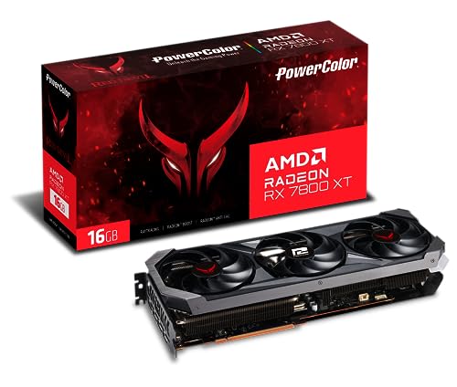 Powercolor Rx 7800Xt Red Devil 16Gb Grafikkarte - 16Gb Gddr6, 1X Hdmi, 3X Dp