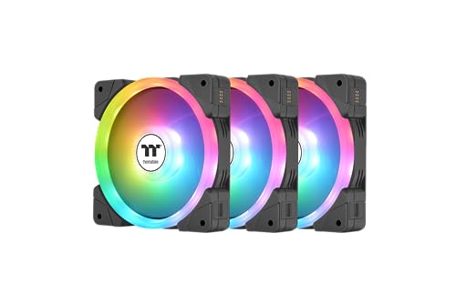 Thermaltake 140Mm Swafan Ex14 Argb Pc Cooling Fan Tt Premium Edition 3 Fan Pack