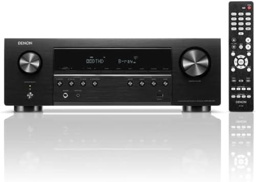 Denon Avc-S670H: Amplificatore Av A 5.2 Canali Per L'Audio Dolby Surround, 6 Ingressi Hdmi E 1 Uscita, Hdmi 8K, Bluetooth, Wifi, Airplay 2, Heos Multi