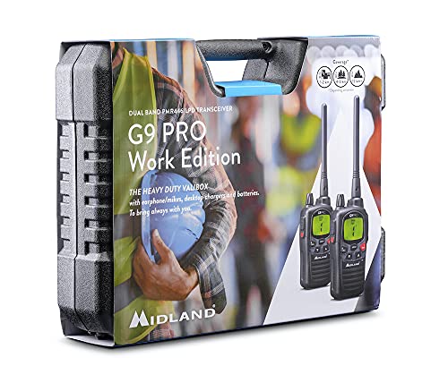Midland G9 Pro Pmr446 Suitcase Set Of 2 Black