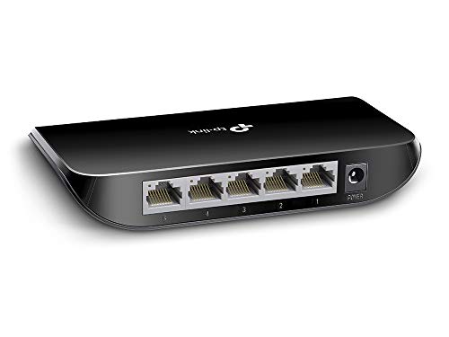 Tp-Link Tl-Sg1005D Switch 5 Porte Gigabit, Plug & Play, Nessuna Configurazione Richiesta, Funzionamento Silenzioso, Ideale Per La Casa E Il Ufficio, S