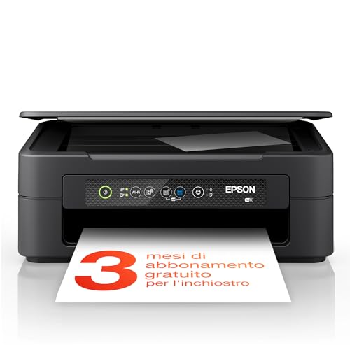 Epson Stampante Expression Home Xp-2200, Multifunzione 3 In 1: Scanner/Fotocopiatrice, A4, Getto D'Inchiostro A Colori, Wi-Fi Direct, Cartucce Separat