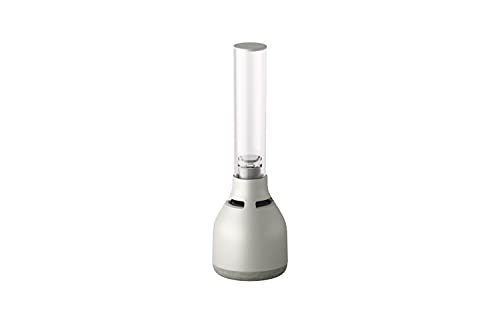 Sony Lspx-S3 - Glass Speaker Bluetooth, Portatile, Audio 360°, S-Masterhx, Dsee, 4 Diverse Modalità Di Illuminazione (Argento/Vetro)