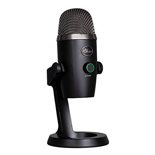 Blue Yeti Nano Microfono Usb Premium Per Registrazione, Streaming, Gaming, Podcast Su Pc E Mac, Mic A Condensatore, Effetti Blue Vo!Ce, Cardioide E Om