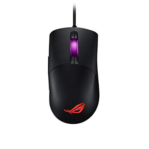Asus Rog Keris Lightweight Fps Optical Gaming Mouse With Rog Paracord Soft Cable, Specially-Tuned Rog 16,000 Dpi Sensor, Exclusive Push-Fit Switch Soc