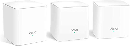 Tenda Nova Mw5G Sistema Wifi Mesh, Dual Band Ac1200 Con Copertura Fino A 350 ㎡, 2 Porte Gigabit Ethernet, Soluzione Wifi Ideale Per Casa Grandi Con Mu