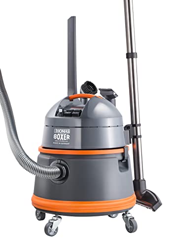 Thomas Boxer 788119 Robuster Und Leistungsstarker Nass-Trocken Waschsauger, 1400 W, 4 Bar, Grau/Orange