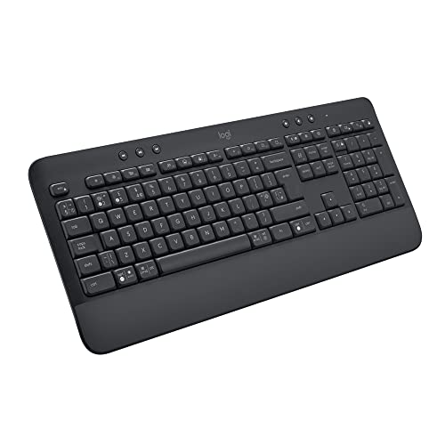 Logitech Signature K650 Tastiera Poggiapolsi Wireless Full-Size, Inglese Qwerty - Grigio