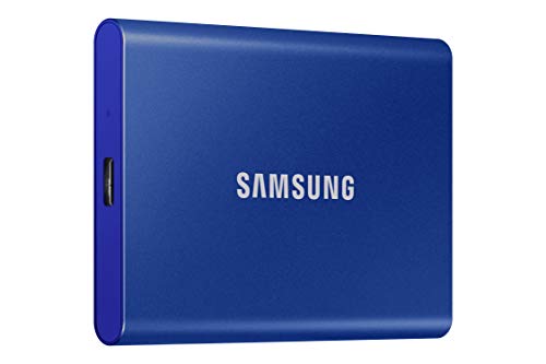 Samsung T7 Portable Ssd - 1 Tb - Usb 3.2 Gen.2 External Ssd Indigo Blue (Mu-Pc1T0H/Ww)