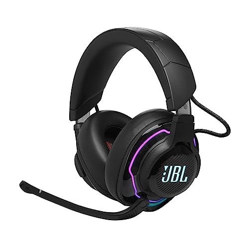 Jbl Quantum 910 Cuffie Gaming Over Ear True Wireless Bluetooth, Cancellazione Adattiva Del Rumore, Head Tracking, Microfono A Braccio Incorporato, Com