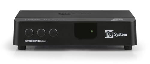Tele System Decoder Satellitare Ts9018Hevc Tivùsat Hd Classic: Accesso A Oltre 70 Canali Hd Gratuiti, Serie A Su Zona Dazn, Aggiornamento Automatico C