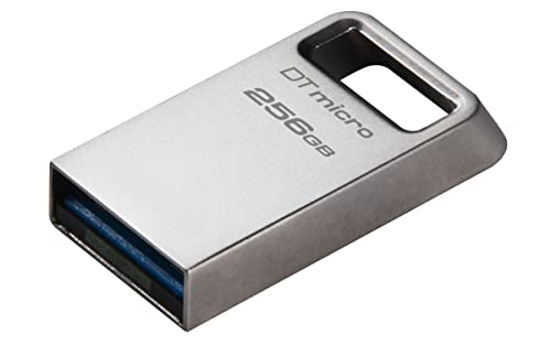 Kingston Datatraveler Micro Drive Flash Usbe 256Gb 200Mb/S Metallo Usb 3.2 Gen 1 - Dtmc3G2/256Gb