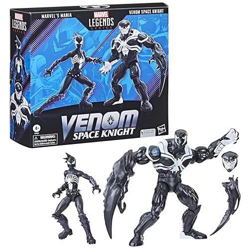 Hasbro Venom: Space Knight Marvel Legends Pack 2 Figurines Marvel'S Mania & Venom Space Knight 15 Cm