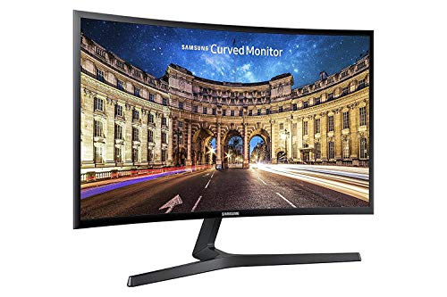 Samsung Monitor Cf39 (‎C24F396), Curvo (1800R) , 24", 1920X1080 (Full Hd), Va, 60 Hz, 4 Ms, Freesync, Hdmi, D-Sub, Ingresso Audio, Eye Saver Mode, Ner