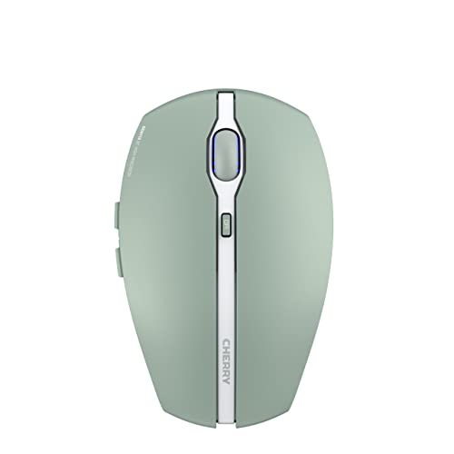 Cherry Gentix Bt, Mouse Bluetooth Senza Fili, Funzione Multi-Device Per Un Massimo Di 3 Dispositivi Finali, Risoluzione Commutabile (1000/2000 Dpi), 7