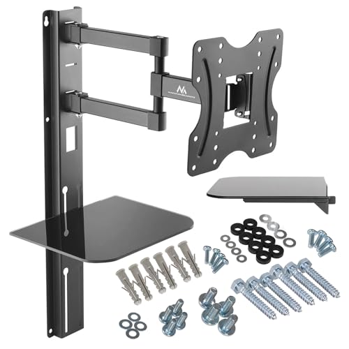 Supporto Per Televisore Con Mensola 23-42’’, Peso Massimo 30Kg Maclean Mc-771
