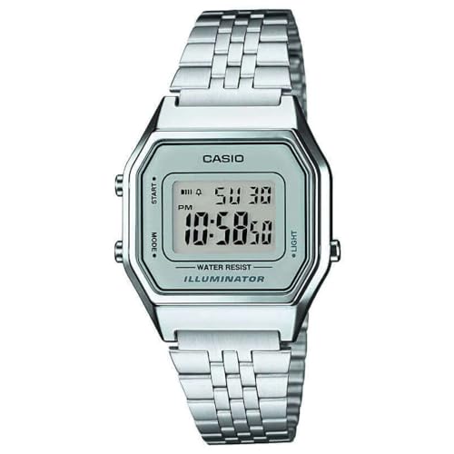 Casio Orologio Digitale Donna Con Cinturino In Acciaio Inox La680Wea-7Ef