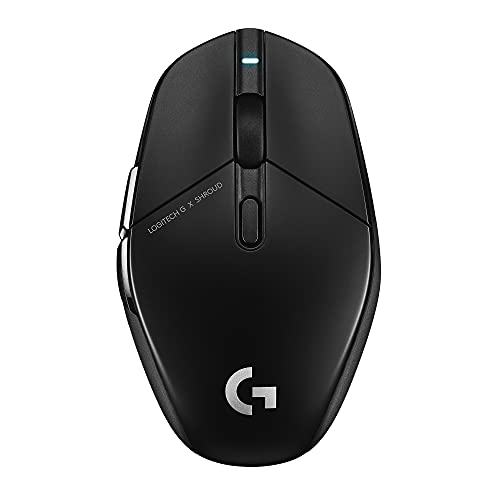 Mouse Da Gioco Wireless Logitech G303 Shroud Edition - Lightspeed Wireless - Hero 25K - 25.600 Dpi - 75 Grammi - 5 Pulsanti - Pc - Nero