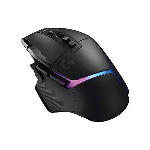 Logitech G G502 X Plus Mouse Gaming Wireless Lightspeed Rgb - Mouse Ottico Con Switch Ibridi Lightforce, Lightsync Rgb, Sensore Per Gaming Hero 25K, C