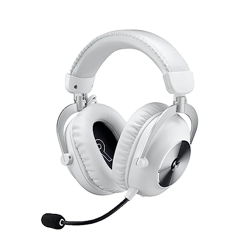 Logitech G Pro X2 Lightspeed Cuffie Gaming Wireless, Microfono A Braccio Rimovibile, Driver Grafene 50 Mm, Dtsheadphone X2.0, Surround7.1, Bluetooth/U