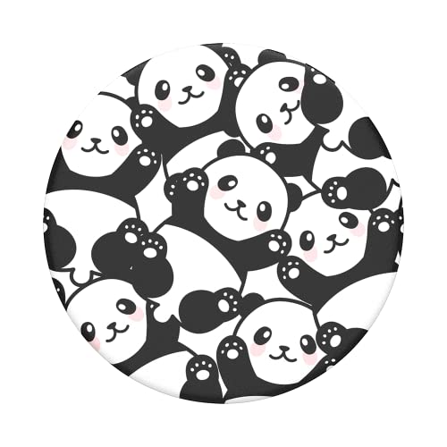 Popsockets Popgrip - Supporto E Impugnatura Per Telefoni Cellulari E Tablet Con Un Top Intercambiabile - Pandamonium
