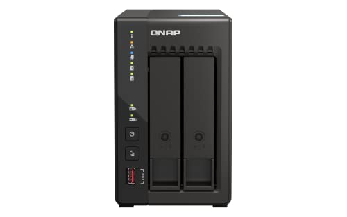 Qnap Ts-253E-8G 2-Bay Desktop Nas. Intel Celeron J6412 4C 2.0Ghz. Burst 2.6Ghz. Onboard 8Gb Ram. 2 X Hdmi 1.4B. 2X M.2 2280 Pcie Slots. 2X 2