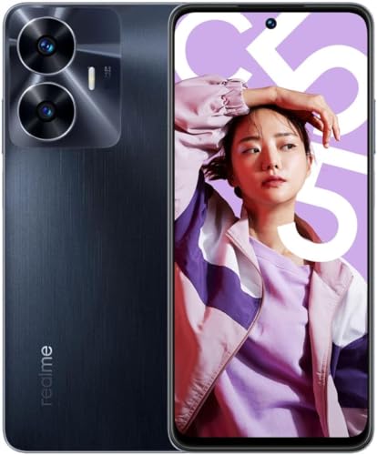 Realme C55 17,1 Cm (6.72") Double Sim Android 13 4G Usb Type-C 8 Go 256 Go 5000 Mah Noir