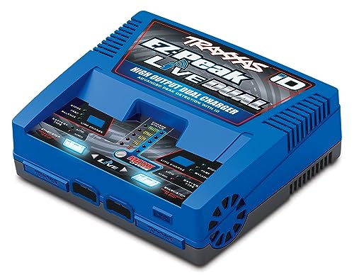 Traxxas 2973G Caricabatterie Professionlale Ez-Peak Live Dual Id Bluetooth