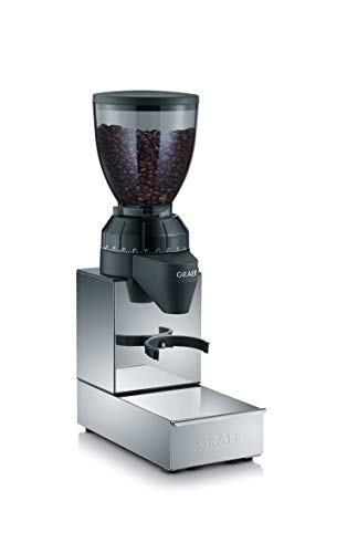 Graef Cm850Eu Cm850Eu-Macinacaffè Inox, Colore: Nero, Acciaio Inossidabile