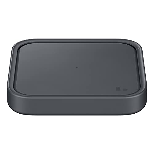 Samsung Wireless Charger Single 15W Fast Charging 2.0, Grigio Scuro