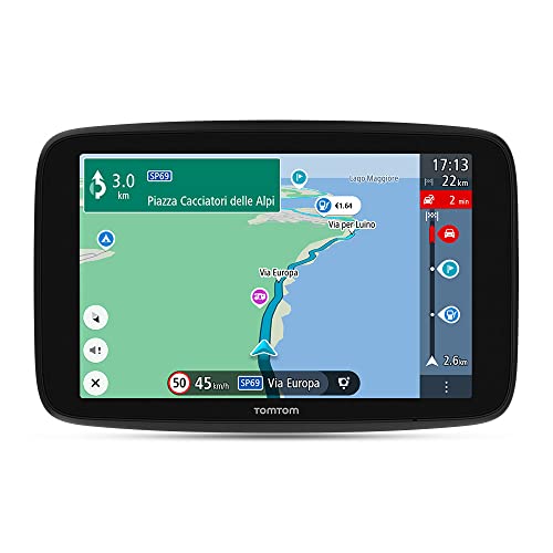 Navigatore Satellitare Per Camper, Caravan E Roulotte Go Camper Max Con Schermo Hd Da 7", Pdi Per Camper, Caravan E Roulotte, Aggiornamenti Wi-Fi, Tom