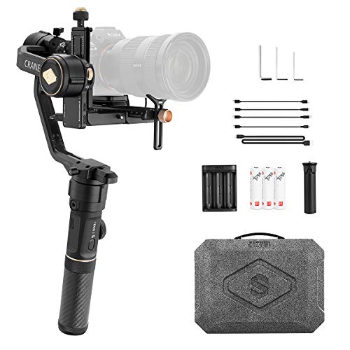 Zhiyun Crane 2S [Ufficiale] Stabilizzatore Gimbal 3 Assi Per Fotocamere Dslr, Fotocamere Mirrorless Canon, Sony, Nikon E Panasonic