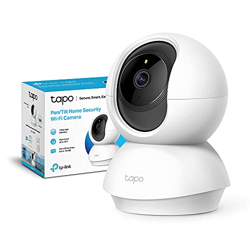 Tp-Link Telecamera Wi-Fi Interno, Videocamera Sorveglianza 1080P, Visione Notturna, Audio Bidirezionale, Notifiche In Tempo Reale Del Sensore Di Movim