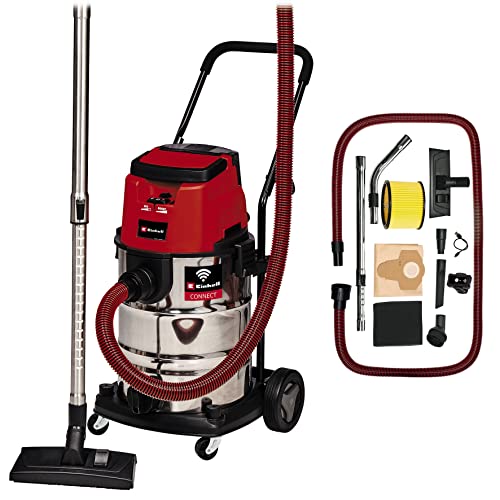 Einhell Tp-Vc 36/30 S Auto-Solo 2347143 Nass-/Trockensauger 30L Senza Batteria Ricaricabile, Senza Caricabatteria