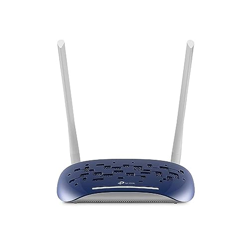 Tp-Link Td-W9960 - Modem Router Wi-Fi 300 Mbps, Profilo 30A, Vdsl/Fttc/Ftts/Adsl Fino A 100 Mbps, 3 Porte Lan Piu' 1 Porta Lan/Wan, Pulsante On/Off E