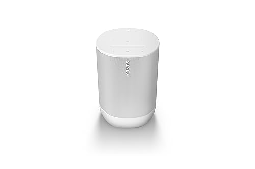 Sonos Move 2, Aggiornato All’Interno E All’Esterno, Il Nostro Speaker Portatile Più Potente È In Grado Di Produrre Un Audio Stereo Intenso E Coinvolge