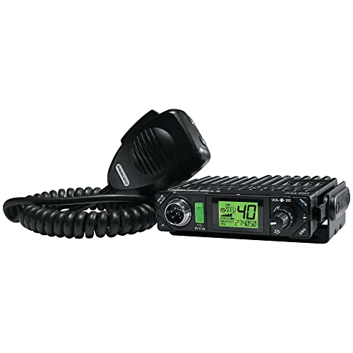 Radio Cb President Bill Ii Asc, Vox, Roger Beep, Scan, 4W, 12V Potenziato Con Filtri Antirumore Nb, Anl E Hi-Cut, Nero
