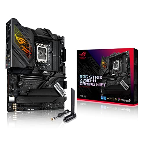 Asus Rog Strix Z790-H Gaming Wifi Scheda Madre Intel Z790 Lga 1700 Atx, 4 Slot M.2, Ddr5, 2.5Gb Ethernet, Wifi 6E, Hdmi, Usb 3.2 Gen 2 Type-C, Thunder
