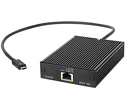 Sonnet Tecnologies - Adattatore Solo10G Thunderbolt 3 Ad Ethernet 10 Gbase-T