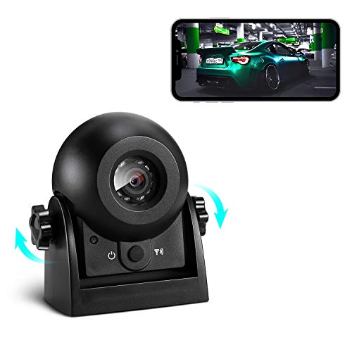 Telecamera Di Retromarcia Senza Fili, Uzone Telecamera Di Backup Magnetica Wifi, Super Notte Vision / Ip68 Telecamera Impermeabile Per Camion, Camper,