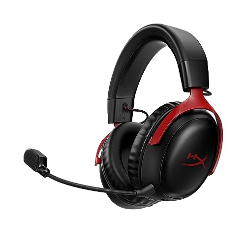 Hyperx Cloud Iii Wireless – Gaming Headset For Pc, Ps5, Ps4, Up To 120-Hour Battery, 2.4Ghz Wireless, 53Mm Angled Drivers, Memory Foam, Durable Frame,