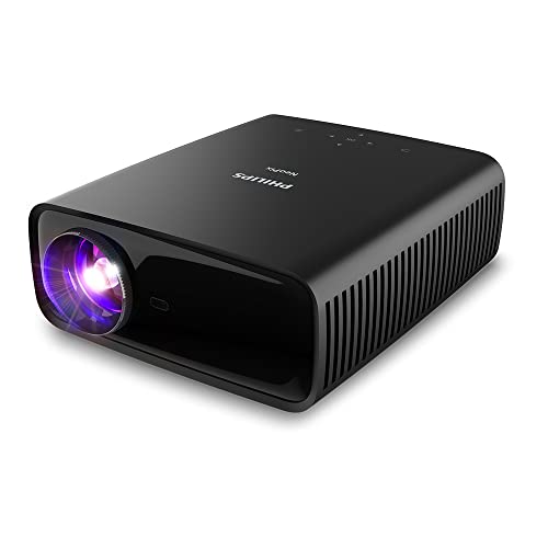 Philips Neopix 320, Proiettore Smart True Full Hd 1080P Nativo, Dotato Di App Precaricate, Lettore Multimediale, Wi-Fi Dual Band, Bluetooth, Potente S