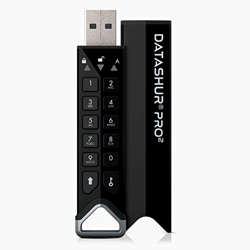 Istorage Datashur Pro2 64 Gb Secure Flash Drive Fips 140-2 Level 3 Certified Password Protected Dust/Water-Resistant