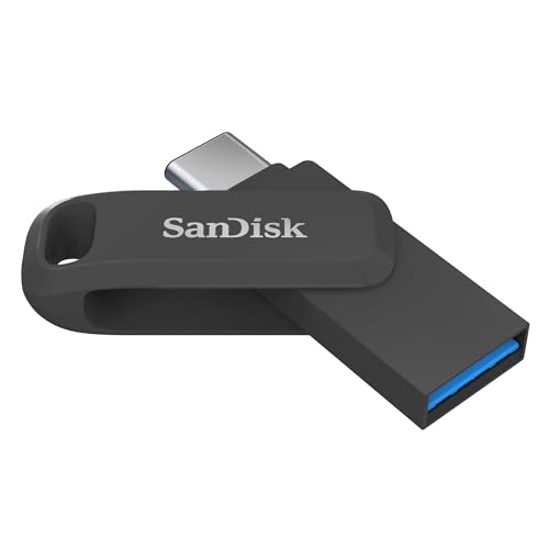 Sandisk 128Gb Ultra Dual Drive Go Unità Flash Usb Type-C Con Connettori Usb Reversibili Di Tipo C E Tipo A, Per Smartphone, Tablet, Mac E Computer, Fi