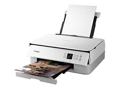 Canon Pixma Ts5351 - Stampante Multifunzione A Getto D'Inchiostro A Colori (Stampa, Scansione, Copia, Display Oled Da 3,7 Cm, Wlan, Print App, 4800 X 