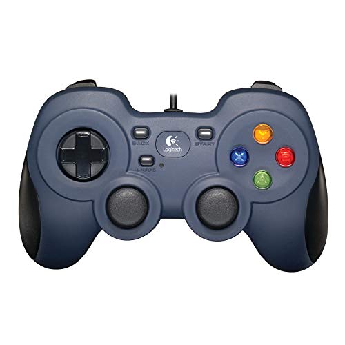 Logitech F310 Gamepad, Controller Cablato Con Layout Stile Console, Tastierino Direzionale 4 Switch, Xinput/Directinput, Impugnatura Comoda, Cavo Da