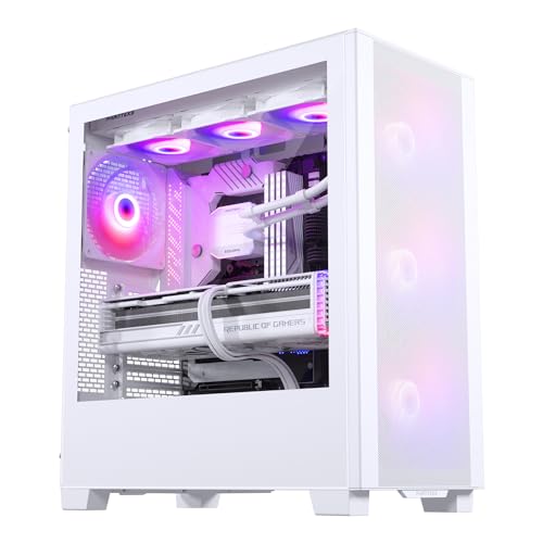 Phanteks Xt Pro Ultra, Gaming Mid-Tower, 4 X 140 Drgb Incluse, Mesh Ad Alte Prestazioni Di Flusso D'Aria, Usb-C 3.2 Gen2, Bianco