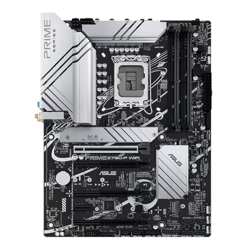 Asus Prime Z790-P Wifi Scheda Madre Gaming Atx, Intel Z790, Lga1700, Ddr5, Pci 5.0, Wifi 6 (802.11Ax), Realtek 2.5Gb Ethernet, Realtek 7.1, 3Xm.2, 4Xs