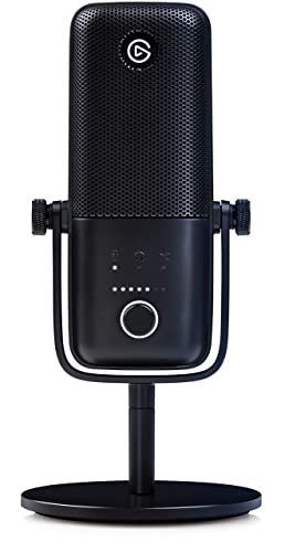 Elgato Wave:3, Microfono Condensatore Usb Premium Per Streaming, Podcast, Gaming E Home Office, Software Di Mixaggio Gratis, Plug-In Per Effetti Audio