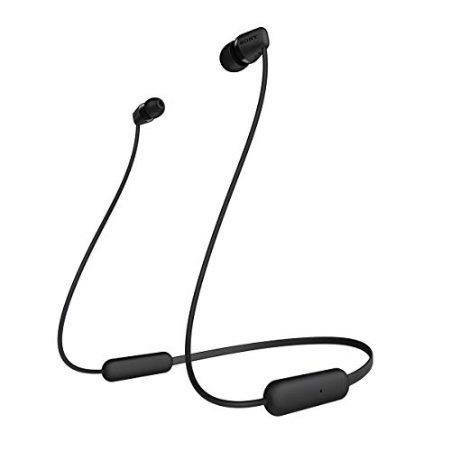 Sony Wi-C200 - Cuffie Wireless In-Ear, Compatibile Con Google Assistant E Siri, Batteria Fino A 15 Ore, Bluetooth, Nero